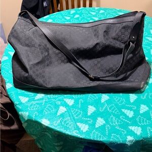Black Monogram Duffel Bag & Backpack